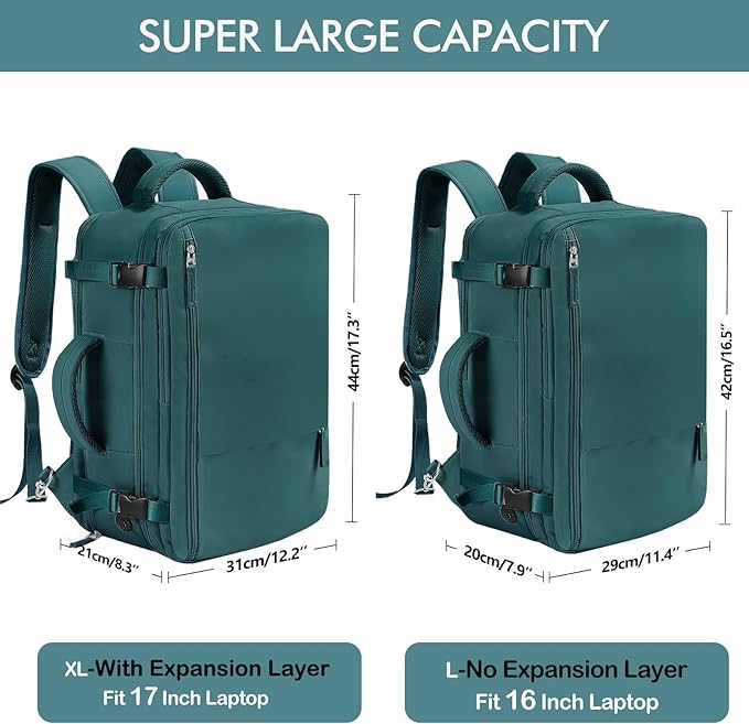 Beraliy Travel Backpack, Carry on Backpack, Airline Approved Personal Item Bag - Image 6