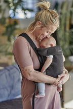 BabyBjörn Baby Carrier Mini, Charcoal Gray, 3D Jersey | Infant Carrier - Image 6