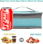 FlowFly Small Insulated Lunch box Portable Soft Bag Mini Cooler Thermal Meal - Image 3