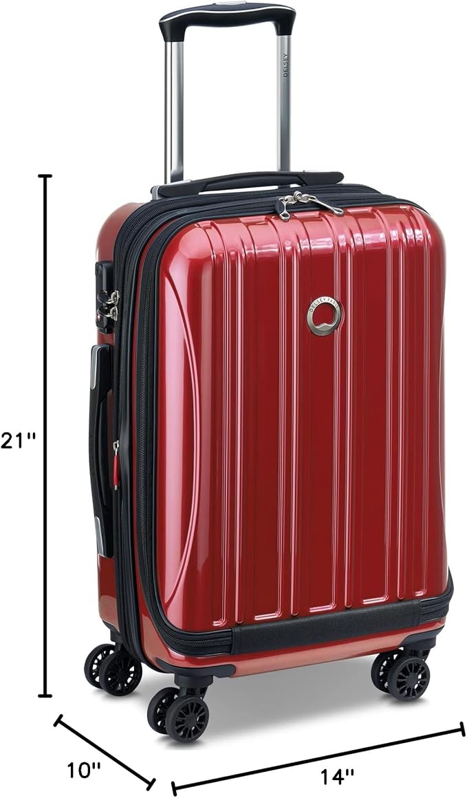 Delsey Luggage Helium Aero, International Carry On Luggage, Front Pocket Hard - Image 10