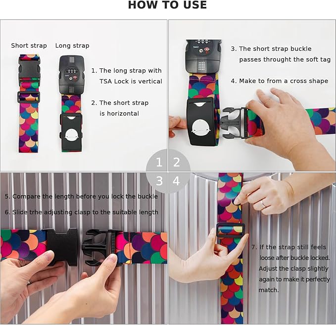 Travelkin Luggage Straps TSA Approved - Image 8