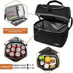 OPUX Lunch Box For Men Women, Insulated Large Lunch Bag Adult Work, Double - Image 7