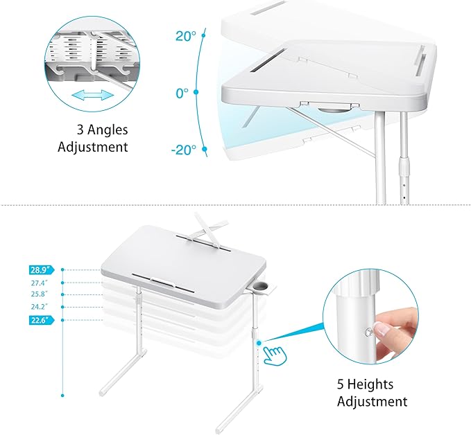 Allpop Ultra TV Tray Table, TV Dinner Tray - Image 7