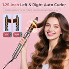 7-in-1 Hair Dryer Brush Blow Dryer, Hot Air Brush Styler with Travel Bag– Fast Drying, Curling, Straightening & Volumizing – 1500W High-Speed Motor 110,000 RPM – All Hair Types – Pink