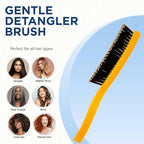Giorgio GIO1 Gentle Hair Brush Dresser Size. Wet & Dry Pro Hair Brush Detangler. Soft for Sensitive Scalp. Good For Men Women & Kids All hair lengths. Durable and Anti-Static. (Set, Orange)