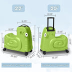 Kids Ride-on Luggage with Spinner Wheels Suitcase, Kid's Ride-On Suitcase Help - Image 3