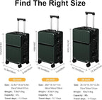 2-Piece Hardshell Zipperless Luggage Set, 20/26" Aluminum Frame Hardshell - Image 5