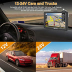GPS Navigator for Car 7 inch Touch Screen Voice Prompts Turn Direction Speed - Image 3