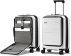 Expandable Carry On Luggage Airline Approved, 20 Inch Lightweight ABS+PC Hard by CENSIEN