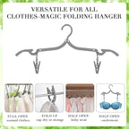 12 Pieces Folding Travel Hangers Foldable - Image 4