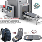 TSA Friendly Travel Laptop Backpack 18.4 inch XXXL Gaming Backpack - Image 5