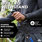 Cascade Mountain Tech Lightweight Aircraft-Grade Aluminum Trekking Poles - Image 3