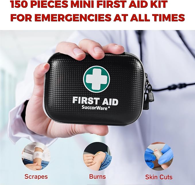 150 Pieces Mini First Aid Kit - Image 5