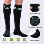 LEVSOX Compression Socks for Pregnant Women 20-30 mmHg Knee High Cute Funny - Image 3