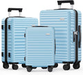 SHOWKOO Luggage Sets 3 Piece Hardside Expandable Suitcase by SHOWKOO