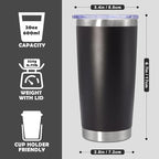 20oz Tumbler Stainless Steel Tumbler Cup - Image 4