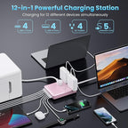 12-in-1 Charging Station USB C Power Strip - Image 2