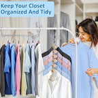 3 Pack Space Saving Hangers for Clothes, Heavy Duty 30Lbs Capacity Magic - Image 6
