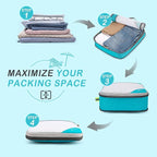 Compression Packing Cubes, Gonex Extensible Storage Mesh Bags Organizers - Image 2