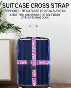 Luggage Straps for Suitcases, Adjustable Travel Belt, Durable Wide Luggage Strap - Image 5