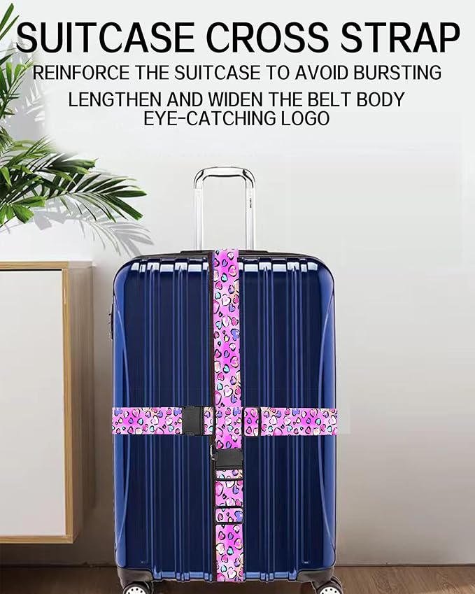 Luggage Straps for Suitcases, Adjustable Travel Belt, Durable Wide Luggage Strap - Image 5