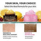 dewyhour Deep Vitamin C Golden Capsule Face Cream, Lightweight Face Moisturizer, Smoothing & Firming, Brightening Glow, Improves Appearance of Uneven Tone, Korean Skincare, For Dry Skin