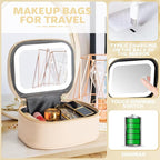 Small Makeup Bag Travel Train Case - Image 3