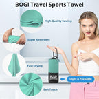 BOGI Microfiber Travel Sports Towel-Quick Dry Soft Lightweight Absorbent - Image 4