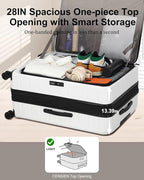 Luggage Sets 2 Pieces, 20 Inch Carry On Luggage and Expandable 28 Inch Checked - Image 2