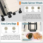 Hoteel Luggage Sets 5 Piece, ABS+PC Hard Shell Expandable Suitcases - Image 6