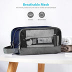 Gonex Travel Toiletry Bag Nylon, Dopp Kit Shaving Bag Toiletry Organizer Deep - Image 5