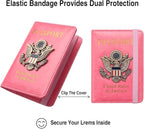 Passport Holder for Travel Passport Cover for Men Passport Wallet Case - Image 4
