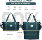 Travel Duffel Bag, Sports Tote Gym Bag, Shoulder Weekender Overnight Bag - Image 2