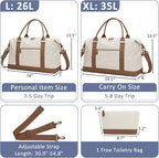 Travel Duffle Bag for Women, Weekender Bags, Hospital Bag for Labor Delivery - Image 2