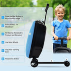 20" Scooter Suitcase for Kids, 2-in-1 Ride On Luggage - Image 2