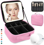 Travel Makeup Bag for Makeup Artists Large Makeup Case, by MORMIDTravelMakeupBag
