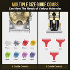 Nose Hair Beard Trimmer for Men, Cordless Professional Hair Clippers and Trimmers Set, Men's Shavers Foil Electric Razors Haircut Grooming Kit, Rechargeable Barber Clippers Set with LCD Display