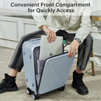MILADA Wide Handle Carry On Luggage - Image 2