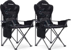 Camping Chairs, Outdoor Folding Chairs 2 Pack by Aohanoi