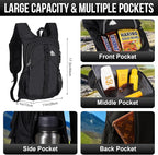 FUNANASUN 16L Ultra-Lightweight Foldable Waterproof Hiking Backpack - Image 4