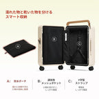 TUPLUS 20” Carry-On Hardside Luggage Lightweight ABS Travel Suitcase - Image 5