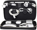 Medicine Handmade Leather Cable Organizer Bag – Full-Grain Leather Travel Tech by TORONATA