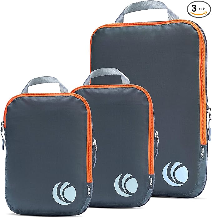 Cipway Compression Packing Cubes Set, Ultralight Expandable Travel Packing by Cipway