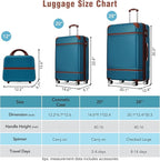 Merax Luggage Set 2 Piece Suitcase Set - Image 3