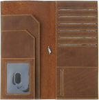 WANDERINGS Genuine Leather Passport Wallet - Image 3