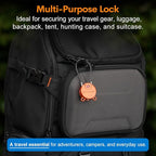 Forge TSA Approved Luggage Locks Ultra-Secure Dimple Key Cable Locks - Image 4