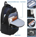 FOXLOVER Travel Laptop Backpack, Anti-Theft Slim Business Backpack, School - Image 2