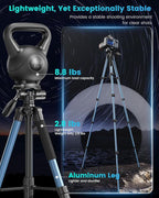 74"-Camera-Tripod, with Holder and Travel Bag - Image 2