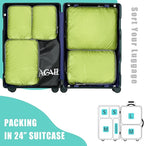 BAGAIL 6 Set Ultralight Compression Packing Cubes Packing Organizer - Image 6