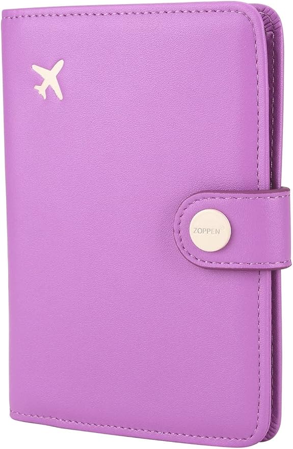 ZOPPEN Passport Holder Women, Passport Cover Travel Wallet Rfid Blocking - Image 7